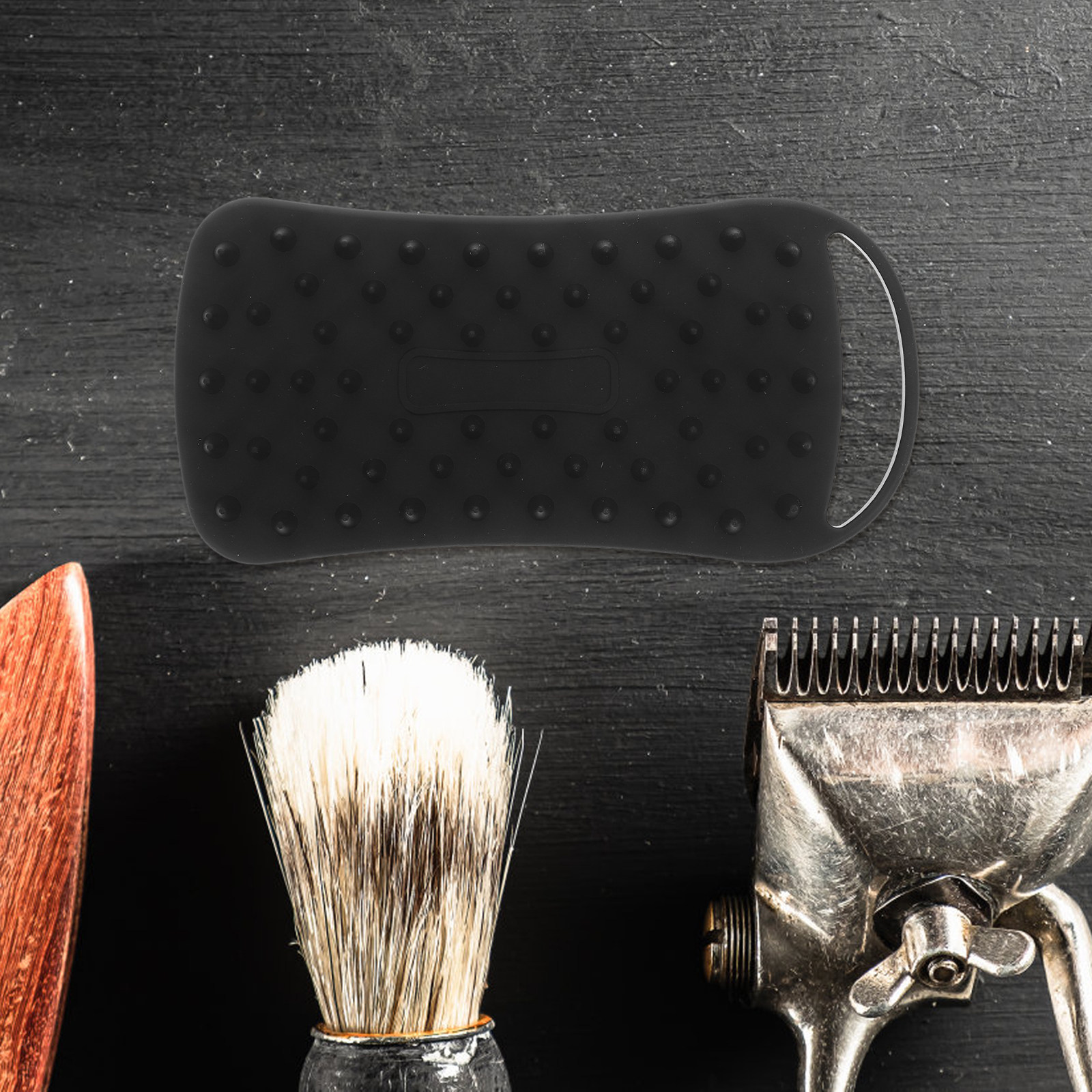 Exfoliating Scrub Mens - Silicone Dual Sided Beard and Body
