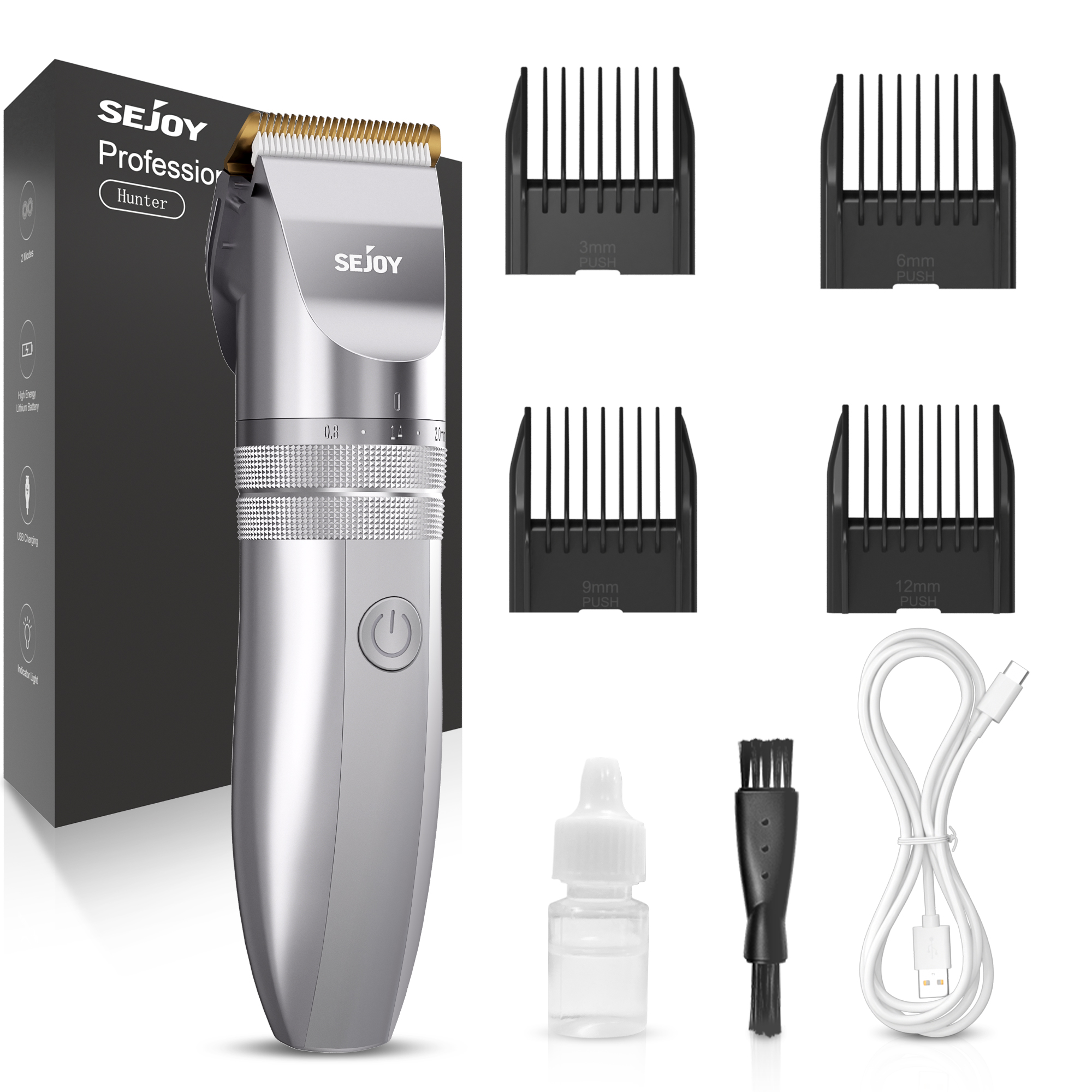 Men'S Grooming Clippers - Sejoy Electric Hair Trimme for Men