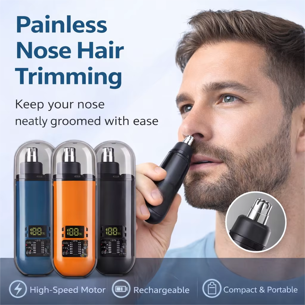 Men'S Grooming Clippers - Nose Hair Trimmer Rechargeable Electric Nose