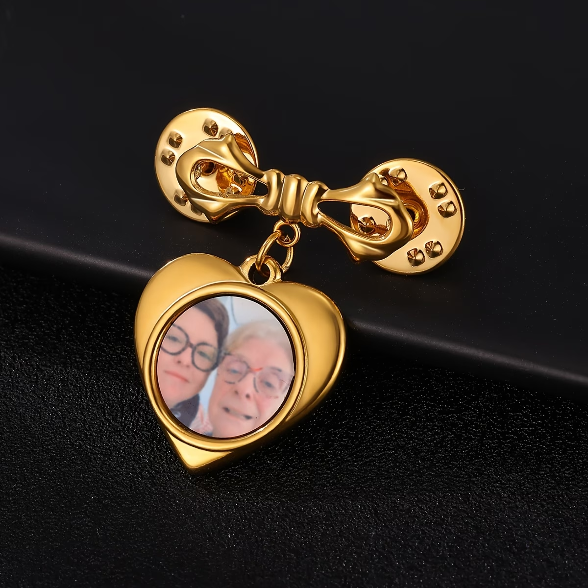 Men'S Grooming Set Gift - Custom Photo Brooch For Women Men