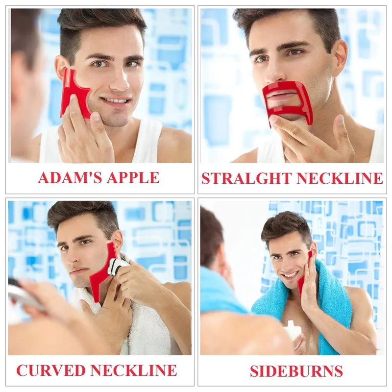 2/4Pcs Men's Beard Combs Hair  - огляд і ціна Men'S Grooming Clippers