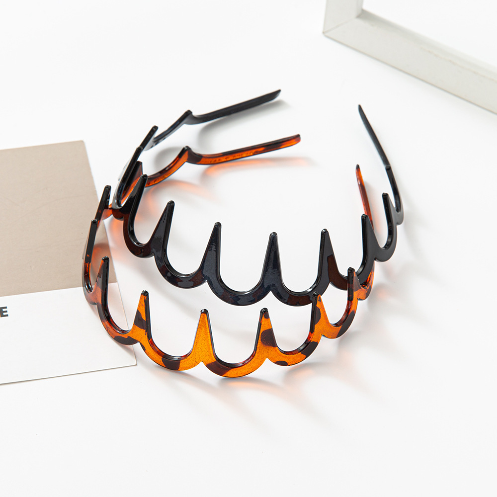 Fashion Wave Plastic Hair Band - огляд і ціна Comb Fine Tooth