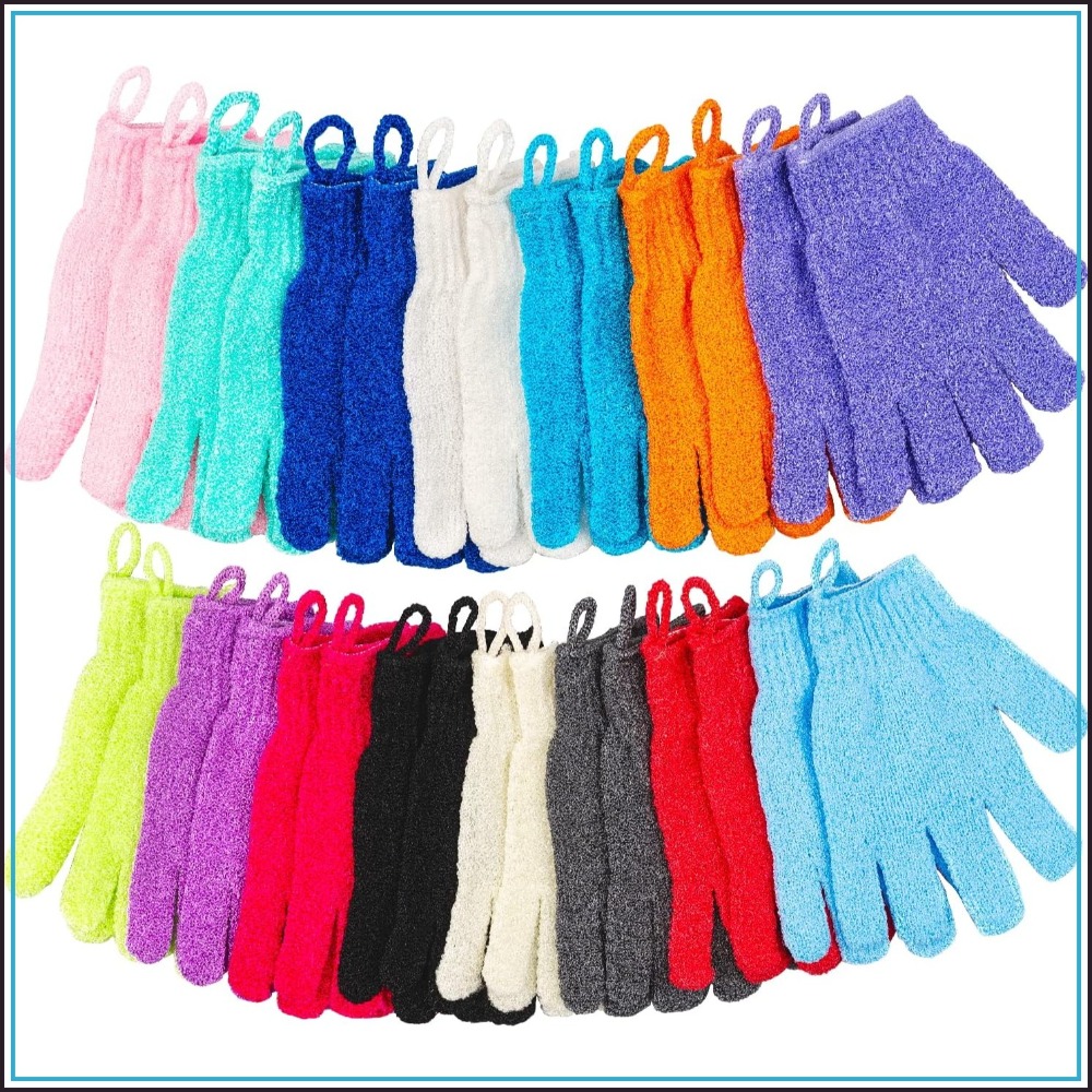 30 Pcs Exfoliating Gloves for  - огляд і ціна Exfoliating Scrub Mens