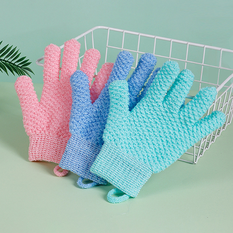2PCS Exfoliating Bath Gloves S - огляд і ціна Exfoliating Scrub Mens
