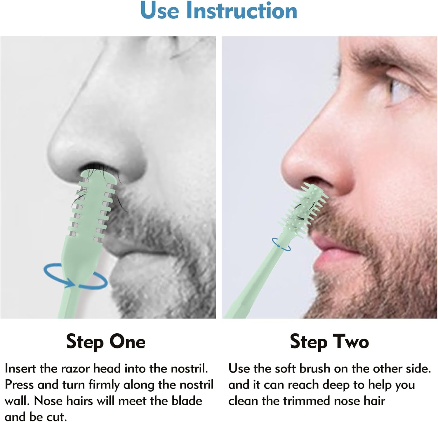 5/20/50Pcs 2-in-1 Nasal Cutter - огляд і ціна Men'S Grooming Clippers