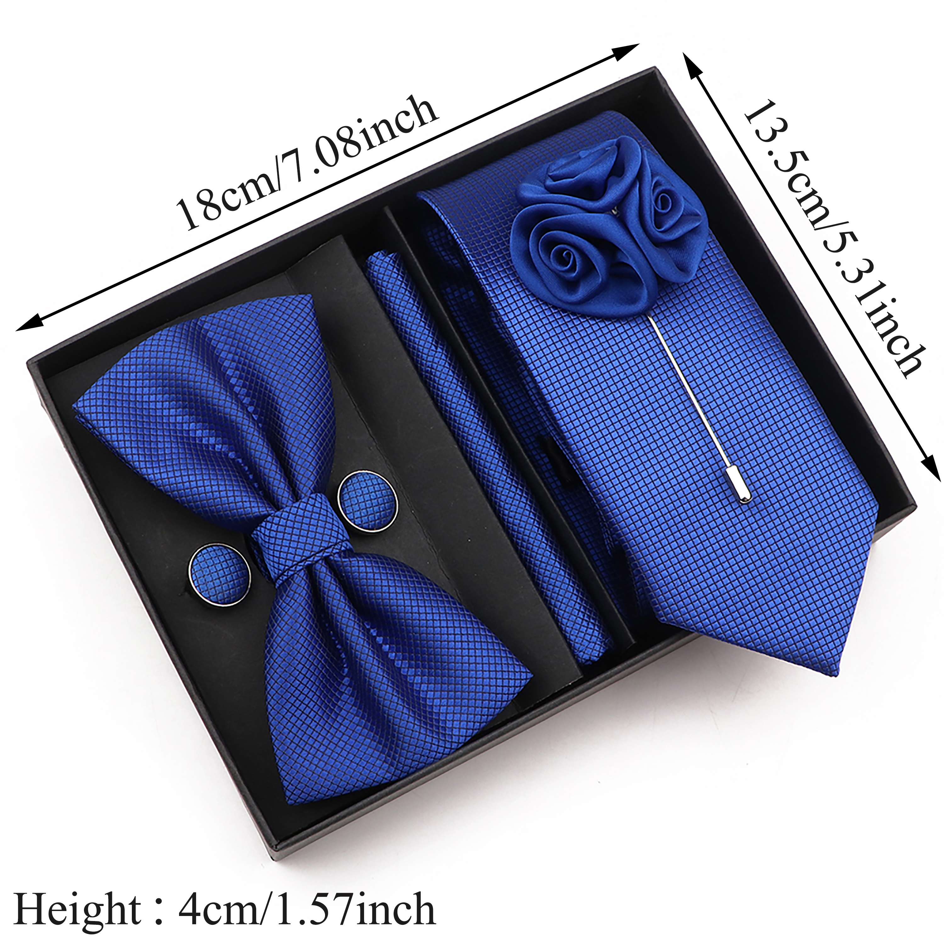 New Style Tie Set Solid Color  - огляд і ціна Men'S Grooming Set Gift