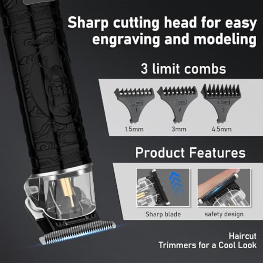 Professional Cordless Hair Cli - огляд і ціна Men'S Grooming Clippers