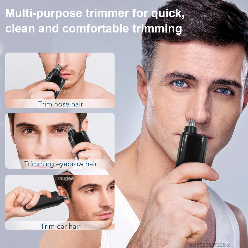 Nose and Ear Hair Trimmer USB  - огляд і ціна Men'S Grooming Clippers