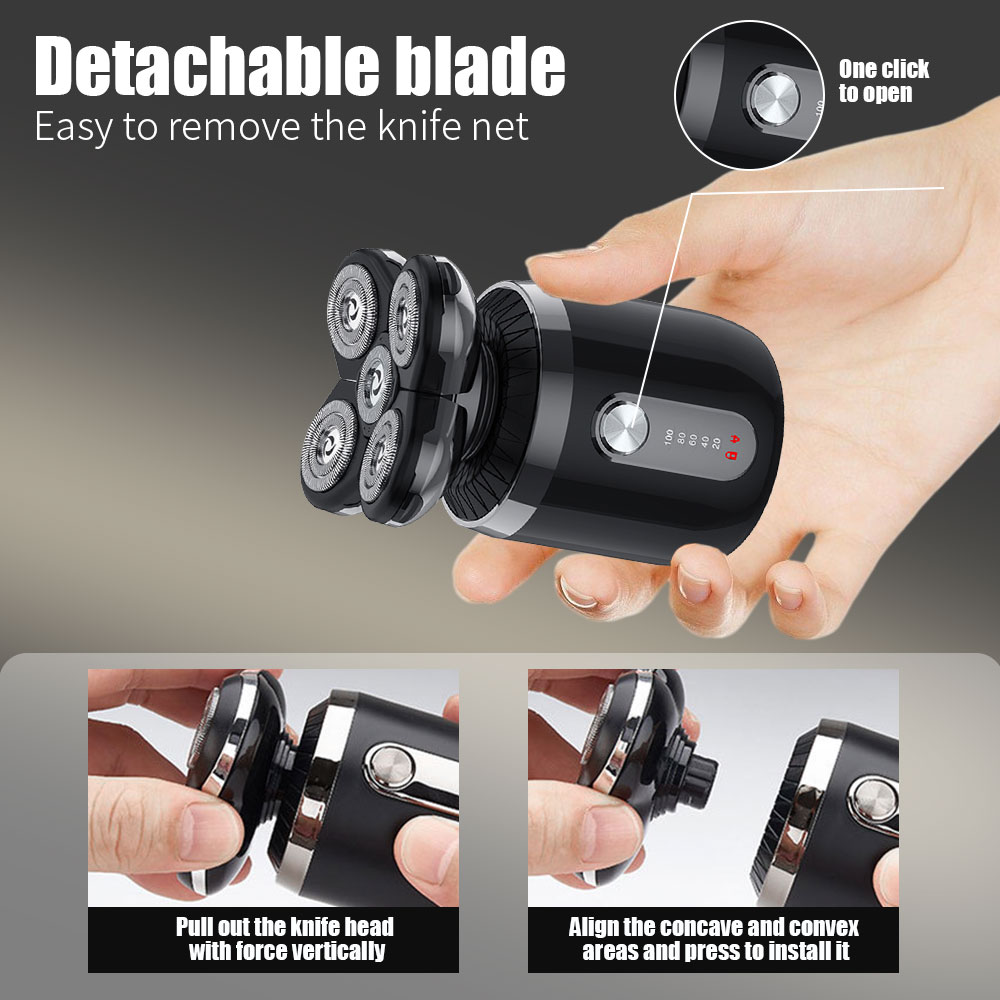 5-in-1 5 Heads Electric Shaver - огляд і ціна Men'S Grooming Razor Kit