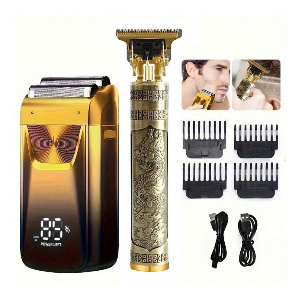 Electric Shaver, Beard Trimmer - огляд і ціна Men'S Grooming Razor Kit
