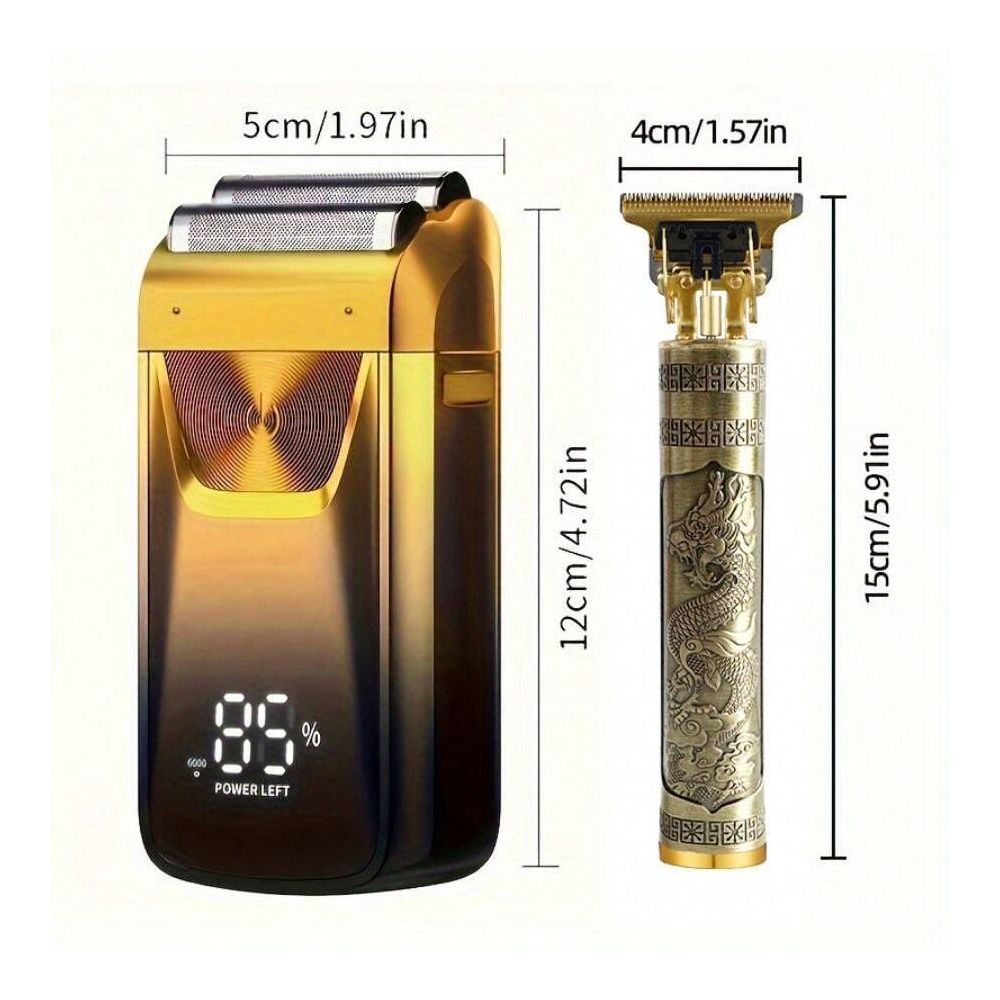 Electric Shaver, Beard Trimmer - огляд і ціна Men'S Grooming Razor Kit