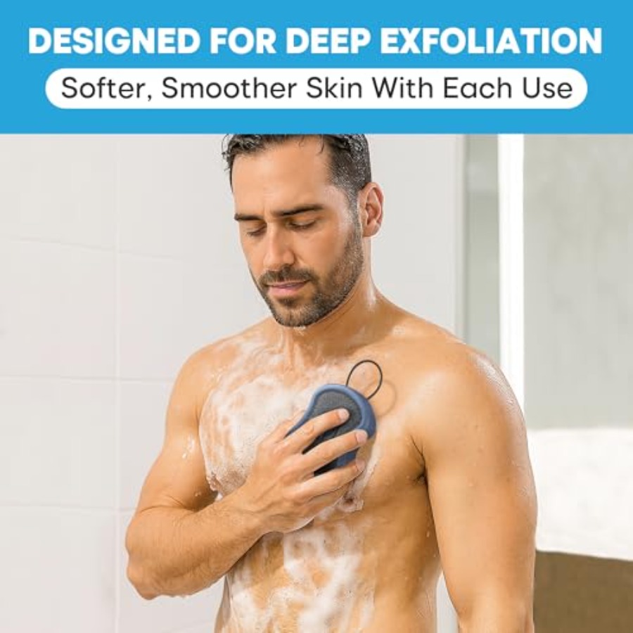Shower Scrubber for Body 2-in- - огляд і ціна Exfoliating Scrub Mens