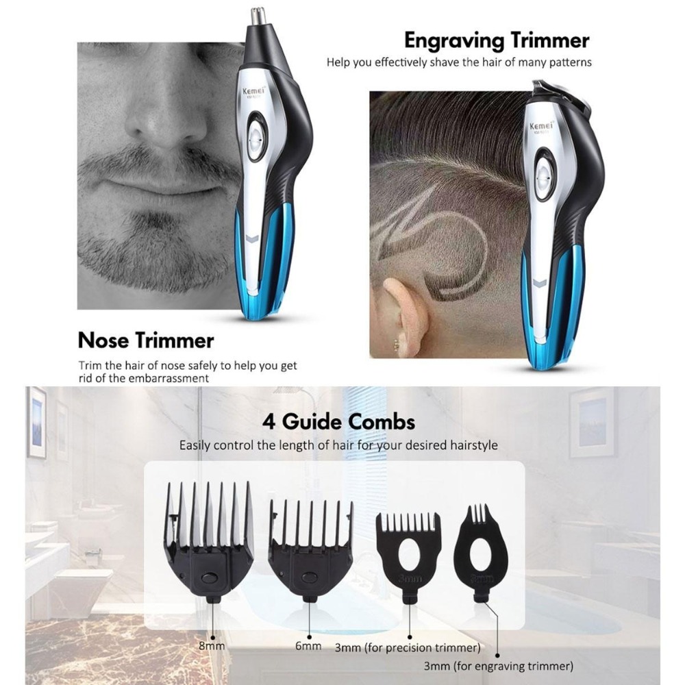 11 in 1 Cordless Hair Clipper  - огляд і ціна Men'S Grooming Razor Kit