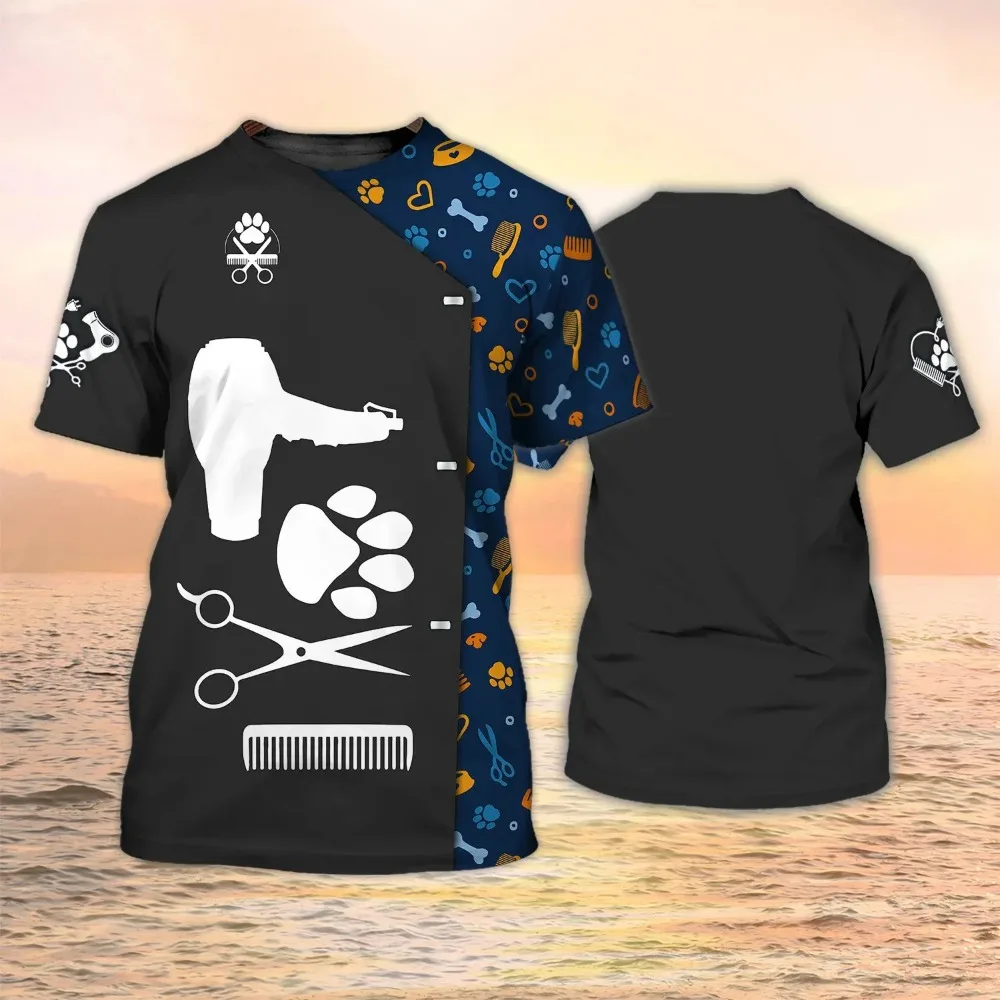 Dog Groomer 3d Print T-shirt F - огляд і ціна Men'S Grooming Quotes