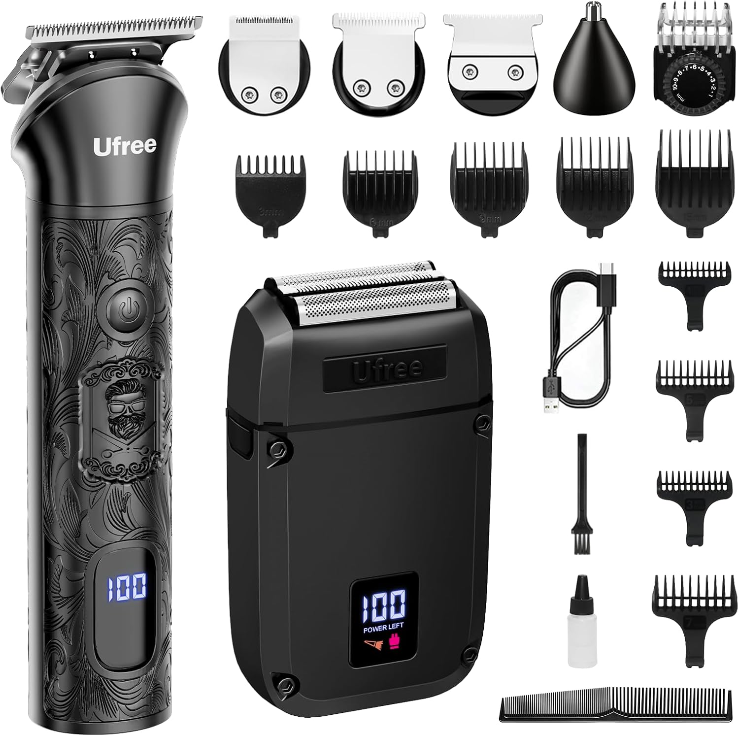 Electric Beard Trimmer for Men - огляд і ціна Men'S Grooming Set Gift