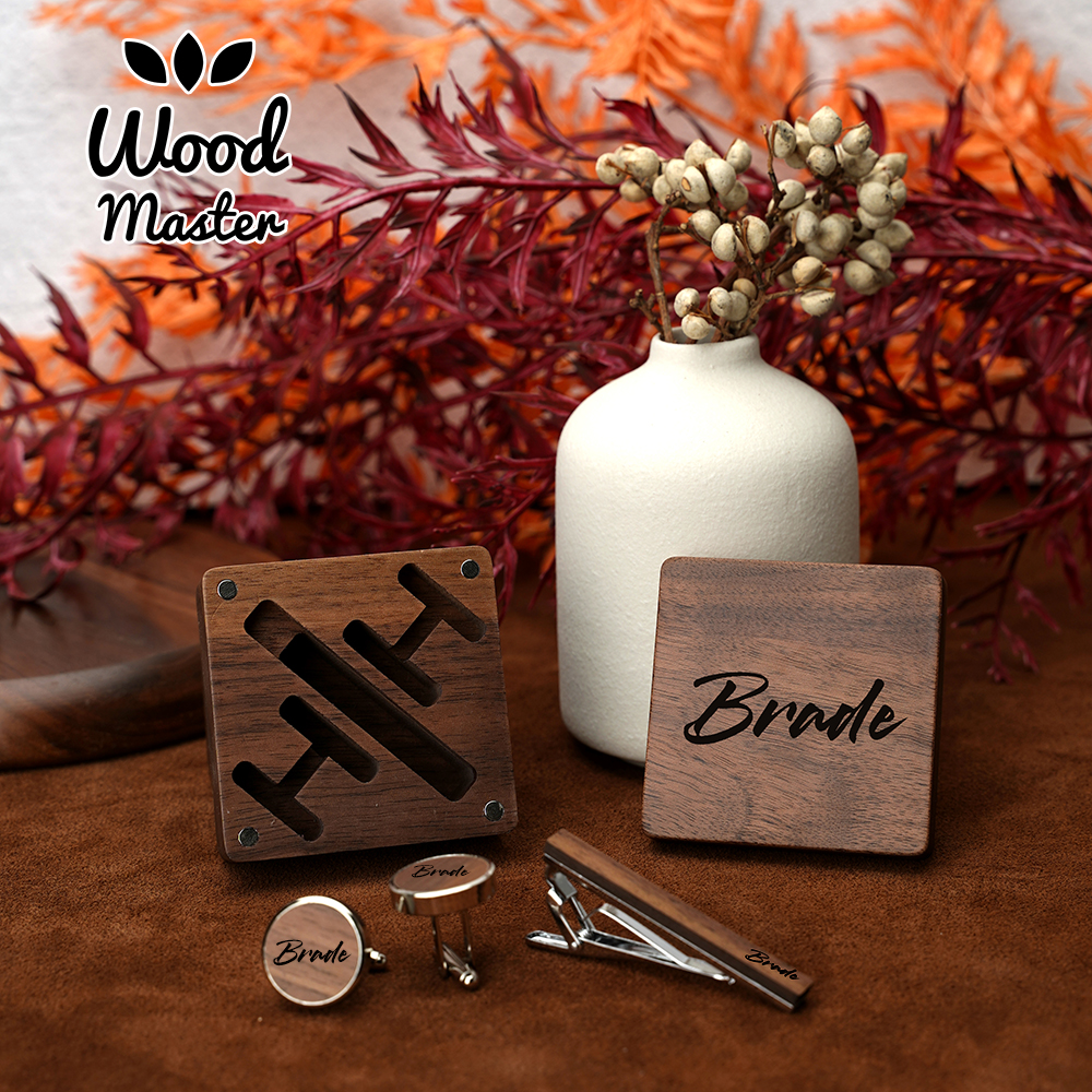 Custom Engraved Wooden Groom A - огляд і ціна Men'S Grooming Set Gift