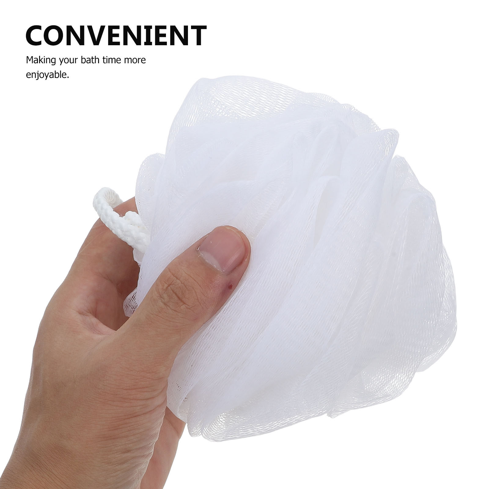 4Pcs Bath Flower Balls Large S - огляд і ціна Exfoliating Scrub Mens