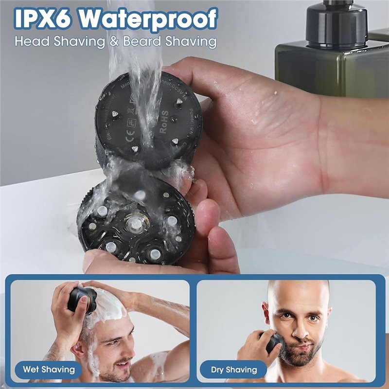 【NEWLY】6D Electric Head Shaver - огляд і ціна Men'S Grooming Razor Kit