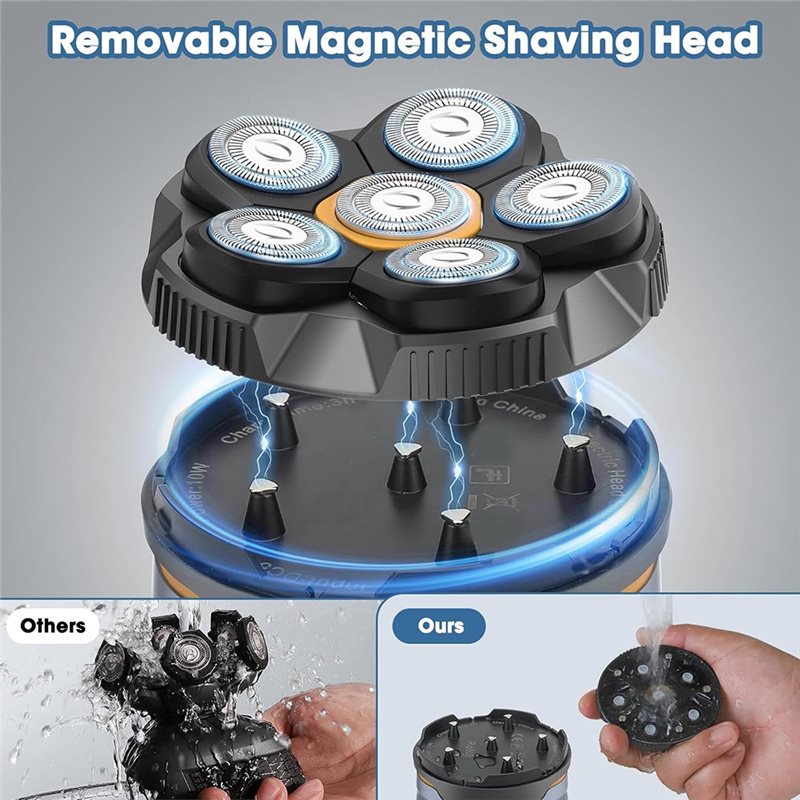 【NEWLY】6D Electric Head Shaver - огляд і ціна Men'S Grooming Razor Kit