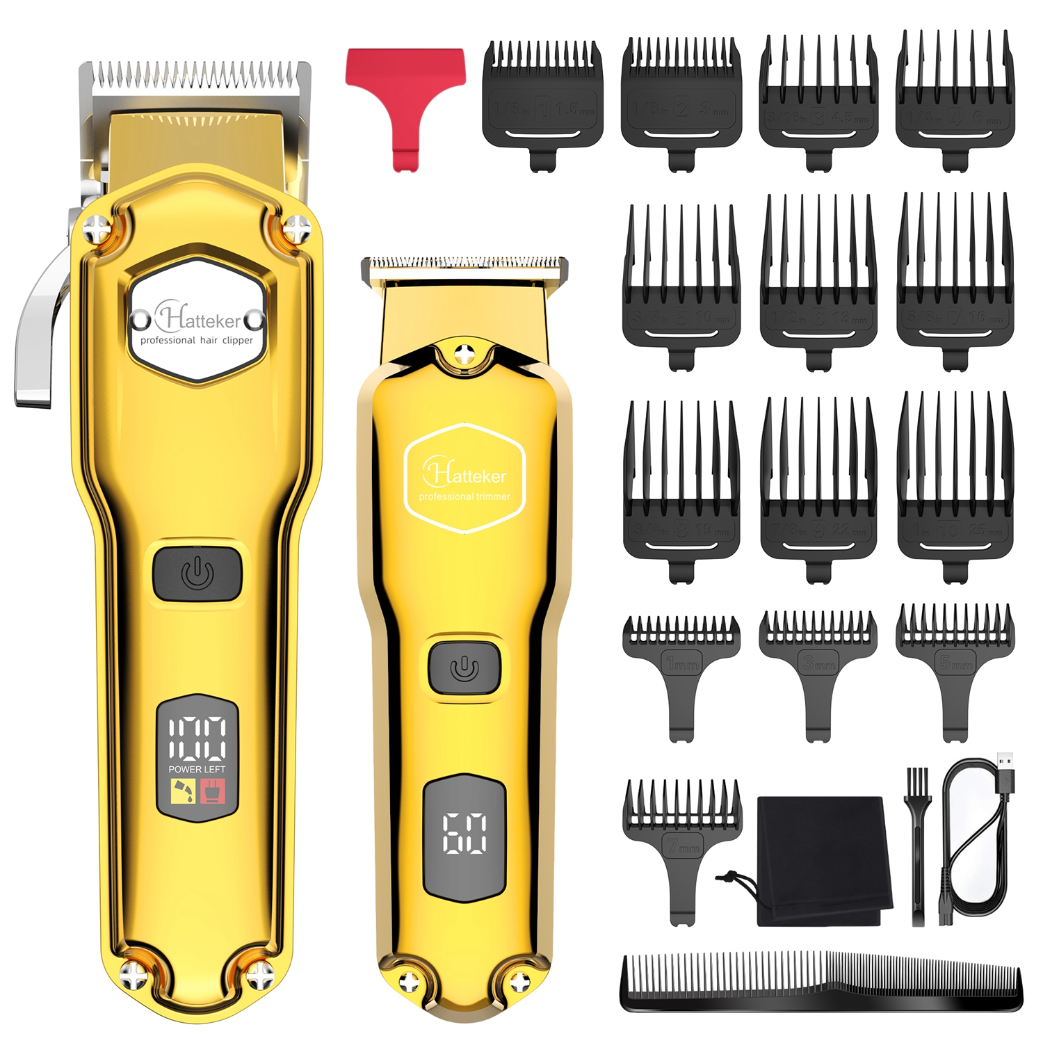 HATTEKER Professional Cordless - огляд і ціна Men'S Grooming Clippers