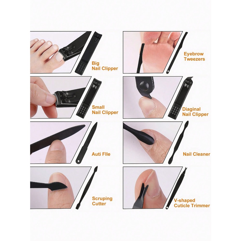 Manicure Set, Stainless Steel  - огляд і ціна Men'S Grooming Set Gift