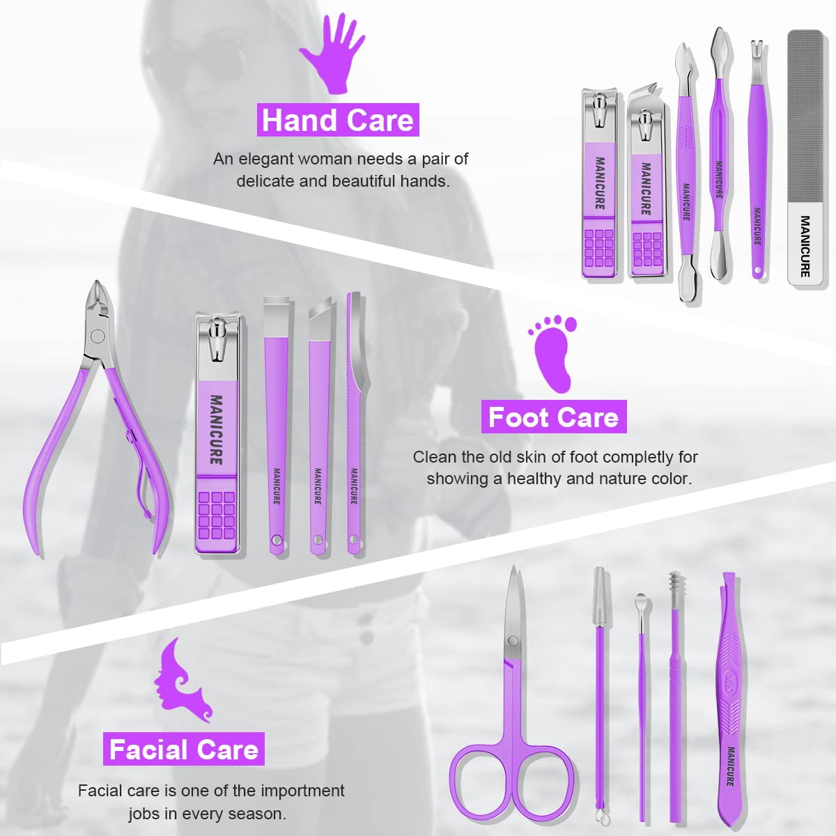 Manicure Set Professional Nail - огляд і ціна Men'S Grooming Set Gift