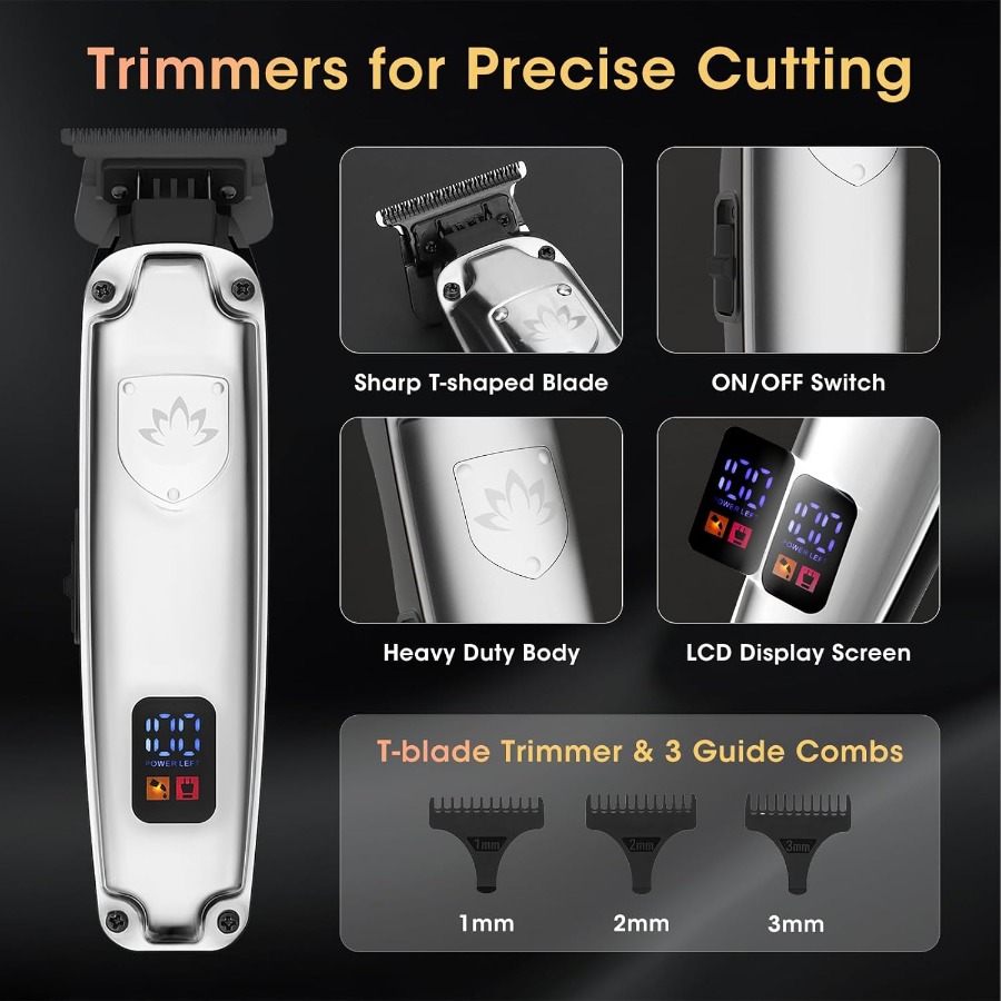 Cordless Hair Clippers for Men - огляд і ціна Men'S Grooming Clippers
