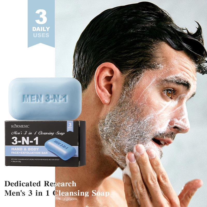 Men's 3-in-1 Cleansing Bar Soa - огляд і ціна Exfoliating Scrub Mens