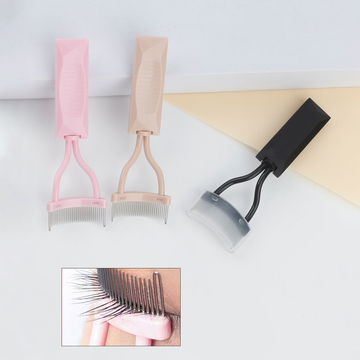 1pcs curved ultra-fine steel t - огляд і ціна Comb Fine Tooth