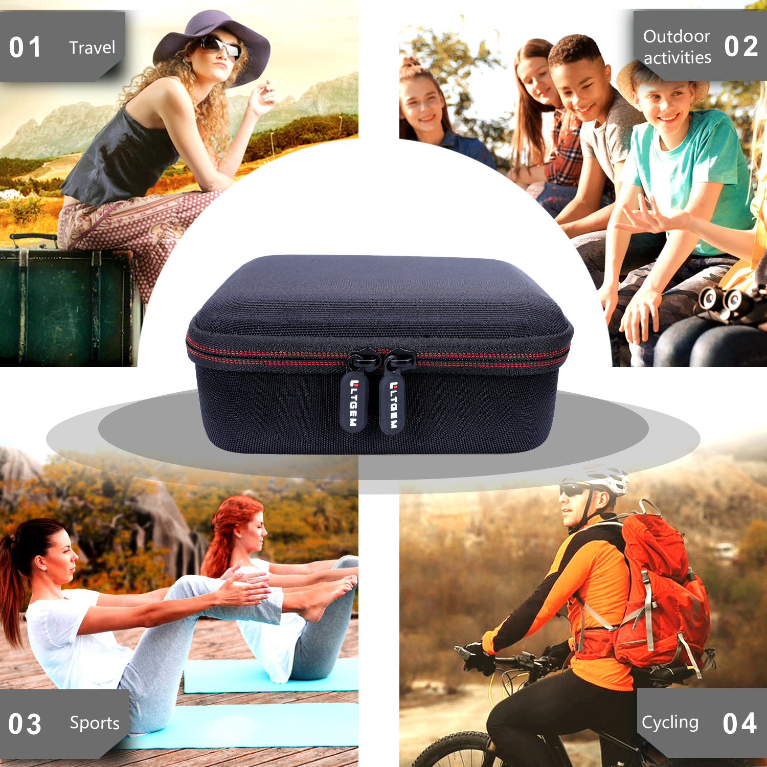 LTGEM Razor Case for Bald Men  - огляд і ціна Men'S Grooming Razor Kit