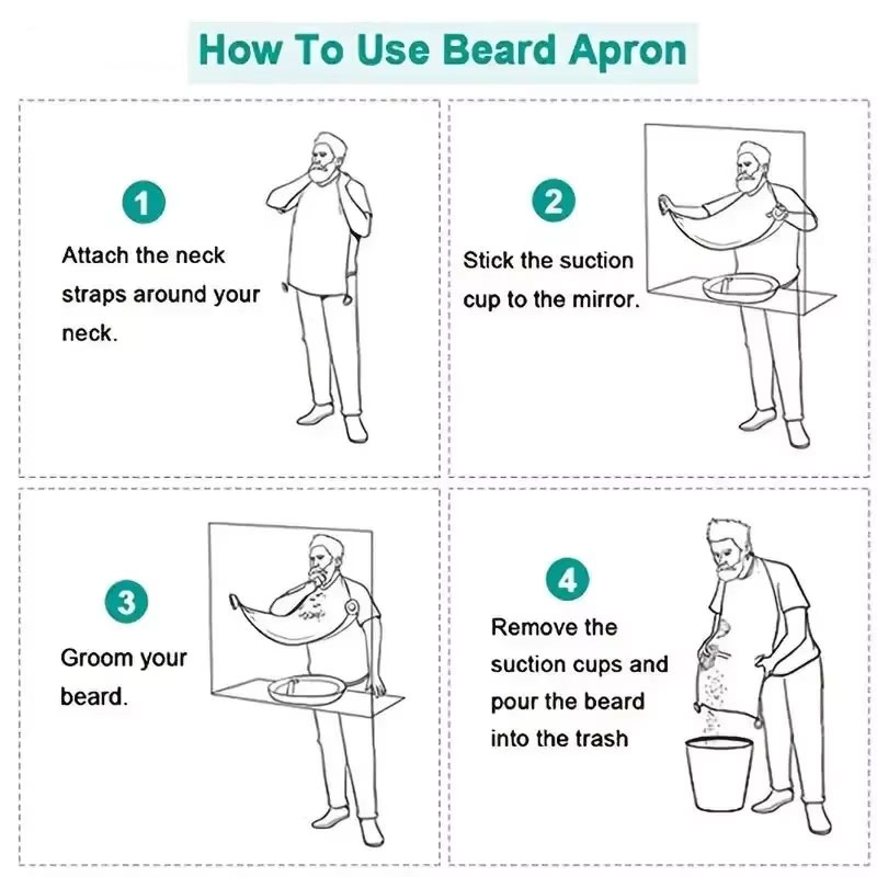 Men's Beard Shaving Apron Wate - огляд і ціна Men'S Grooming Clippers