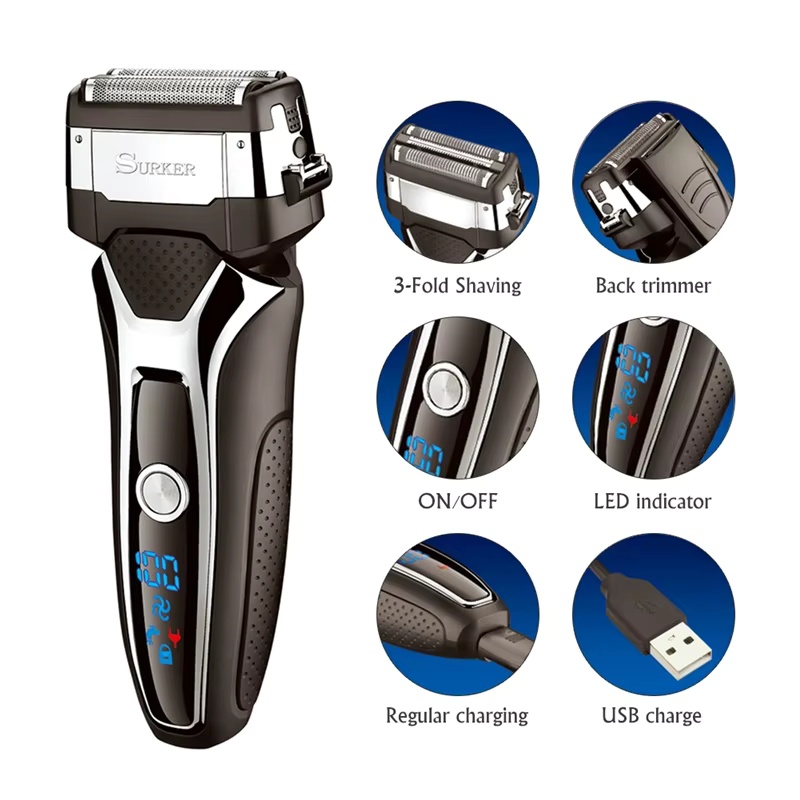 Surker Electric Shaver for Men - огляд і ціна Men'S Grooming Razor Kit