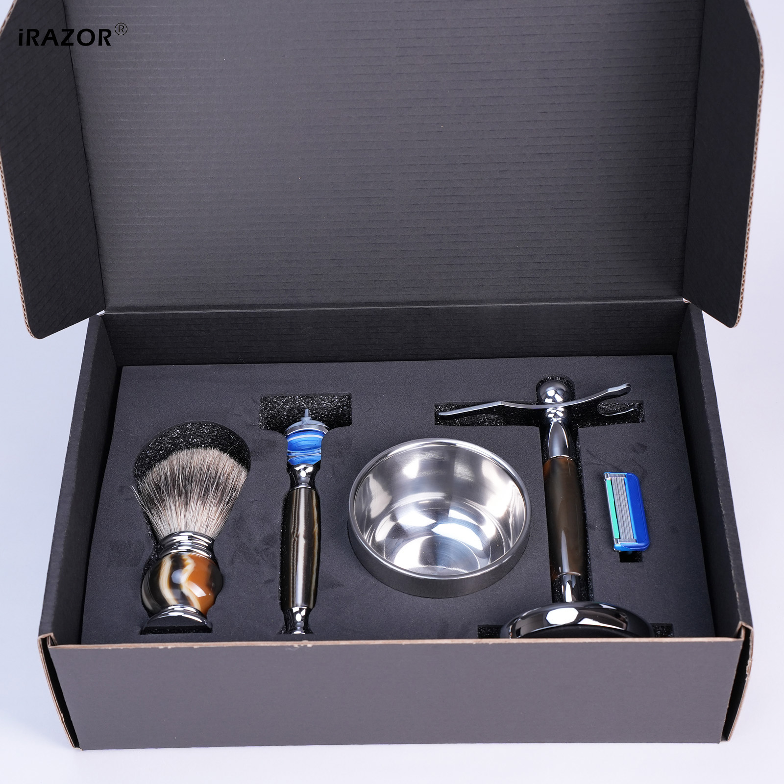 iRAZOR Luxury 5-Blade F5 Fusio - огляд і ціна Men'S Grooming Razor Kit