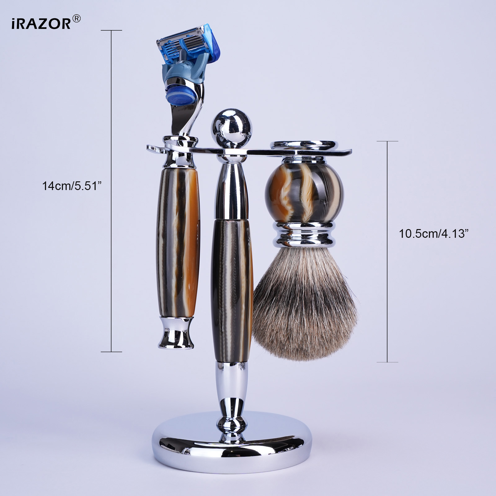 iRAZOR Luxury 5-Blade F5 Fusio - огляд і ціна Men'S Grooming Razor Kit