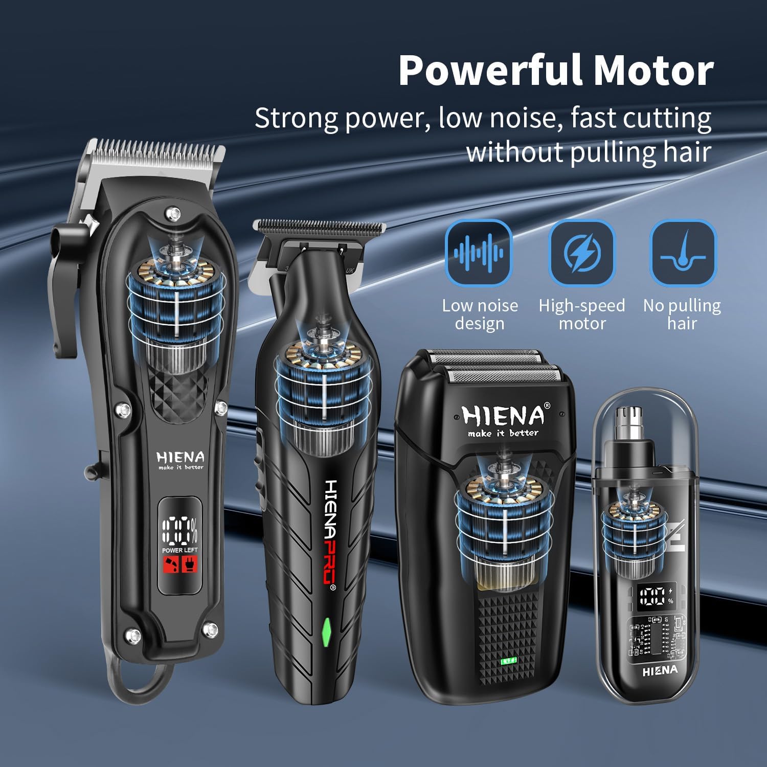 Professional Cordless Hair Cli - огляд і ціна Men'S Grooming Set Gift