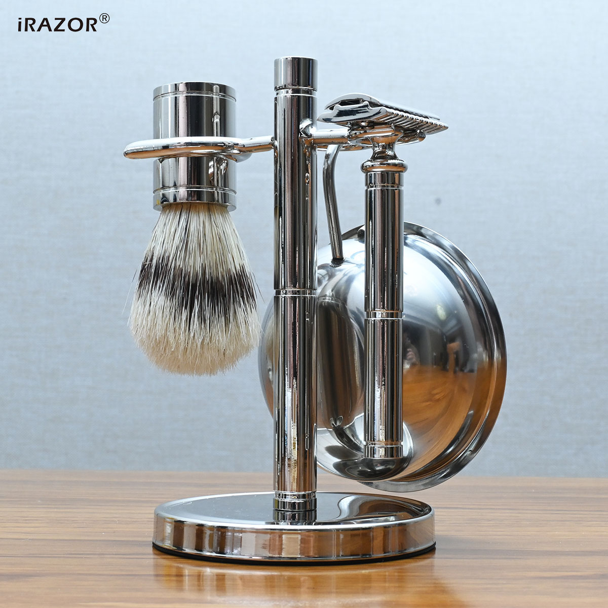 iRAZOR Classic Vintage Double  - огляд і ціна Mens Vintage Grooming Kit
